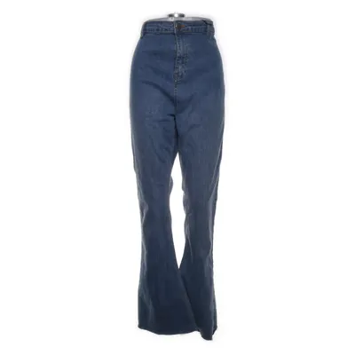 Jeans (Blå) från Boohoo Bomull, Elastan