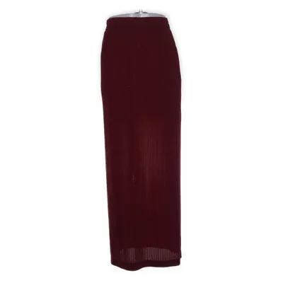 Maxi skirt (Red) from Silbor Polyester