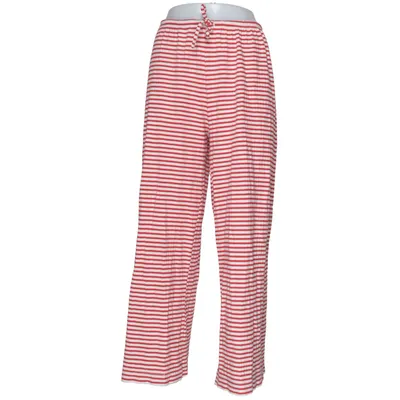 Pyjamahose (Rot, Weiß) von Gina Tricot Baumwolle, Elasthan