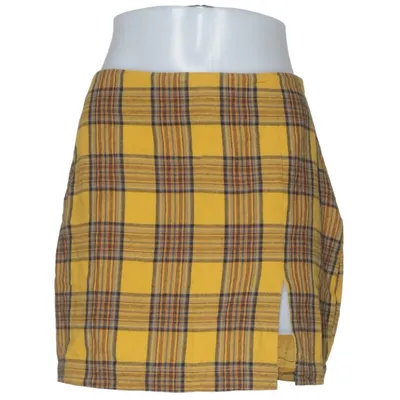 Rok (Geel, Blauw, Zwart) van NLY Trend Katoen