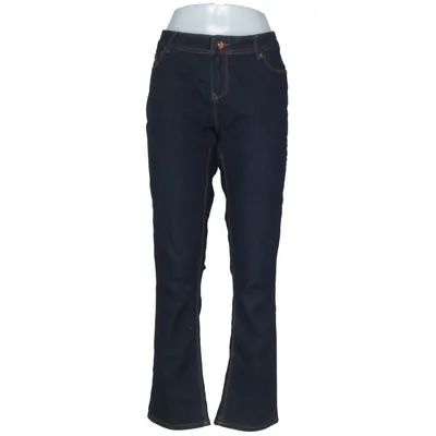 Jeans (Blå) fra Janina Denim Bomuld, Elastan, Polyester