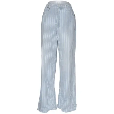 Jeans (Blue, White) from Mother Cotton, Elastane, Polyester
