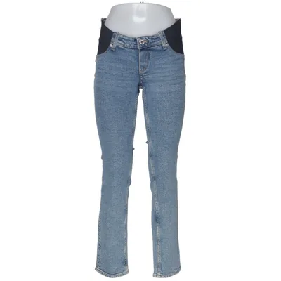 Pantalon maternité (Bleu) de H&M Mama Coton, Élasthane