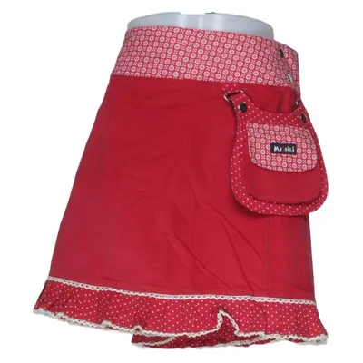 Jupe portefeuille (Rouge, Blanc, Multicolore) de Moshiki Coton