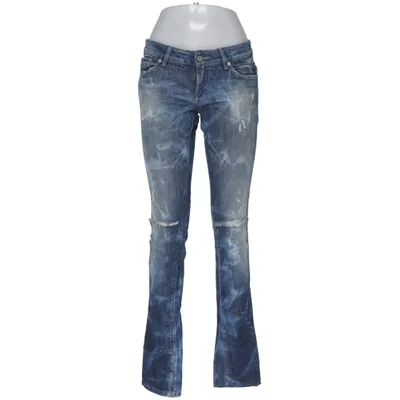 Spijkerbroek (Blauw, Wit) van Salsa Jeans Katoen, Elastaan