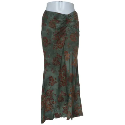 Maxi nederdel (Grøn, Brun) fra Cider Elastan, Polyester