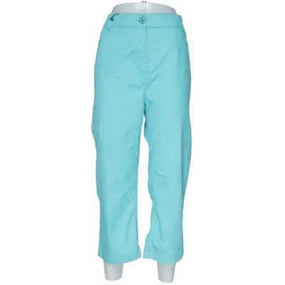 Chino (Turquoise) de Per Una x Marks & Spencer Coton, Élasthane, Polyester