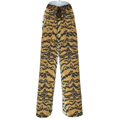 Pantalon patte d'éléphant (Marron, Noir, Multicolore) de Essentiel Antwerp Polyester recyclé