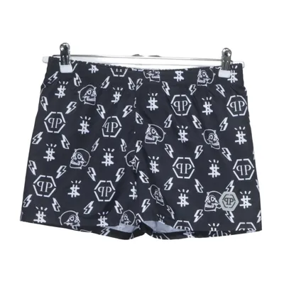 Badshorts (Svart, Vit) från Philipp Plein Junior Polyester