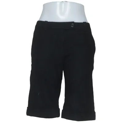 Short (Noir) de Turnover Acétate, Coton, Viscose, Laine