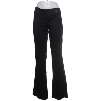 Pantalon (Noir) de Zara Basic Coton, Élasthane