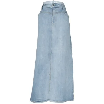 Spijkerrok (Blauw) van Tomorrow Elastaan, Organisch katoen, Gerecycled polyester
