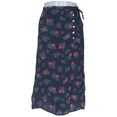 Wickelrock (Blau, Rot, Weiß) von Rouje Paris Viskose