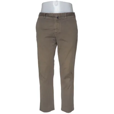 Chinos (Brown) from Incotex Cotton, Elastane