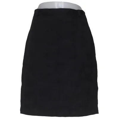 Skirt (Black) from DeVille Polyester, Viscose