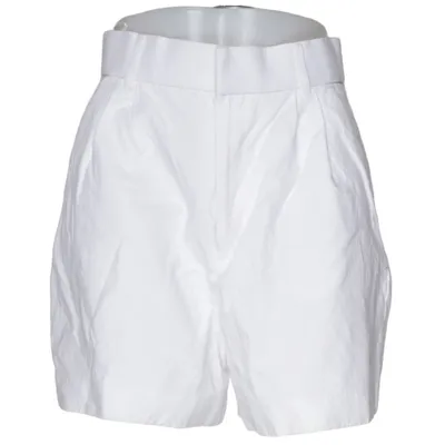 Short (Blanc) de Zara Coton, Lin, Viscose
