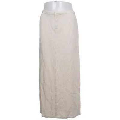 Pencil skirt (Beige) from Divided by H&M Linen, Viscose