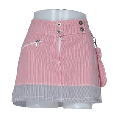 Jupe (Rouge, Gris, Multicolore) de Pelle P Coton
