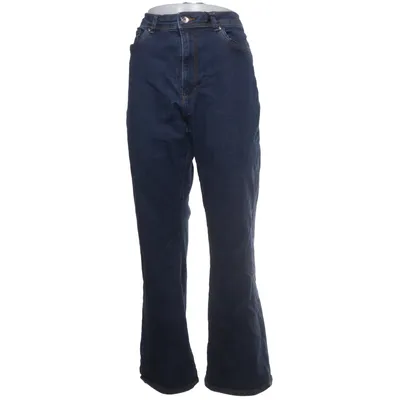 Spijkerbroek (ONLWAUW LIFE HW FLARED RINSE DMM) van ONLY Blue Denim Katoen