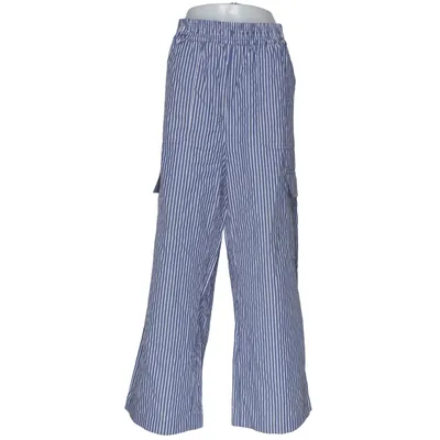 Pantalon patte d'éléphant (Bleu, Blanc) de Soyaconcept Coton biologique, Polyester recyclé