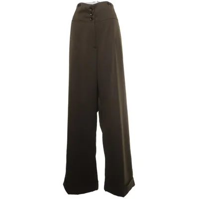 Palazzobyxor (Grön) från Banned Retro Elastan, Polyester, Viskos