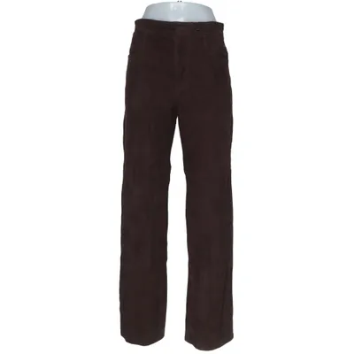 Leather pants (Brown) from Zara Leather Collection Leather
