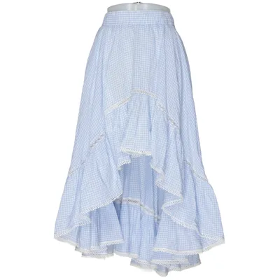 Rok (Blauw, Wit) van By Malina Katoen