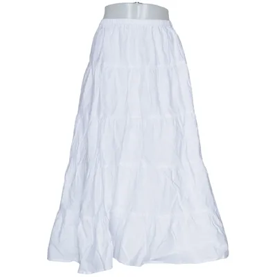 Maxi rok (Wit) van Les Canebiers Katoen