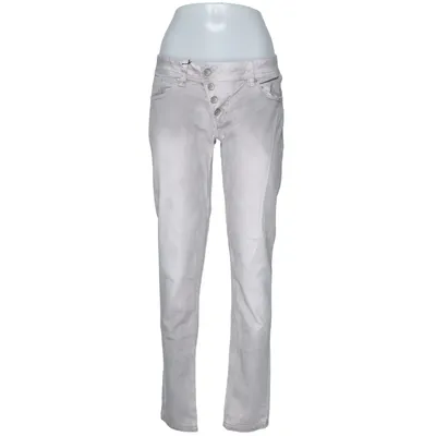 Jeans (Grå) fra Buena Vista Bomuld, Elastan
