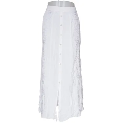 Maxi skirt (White) from Hpo Viscose