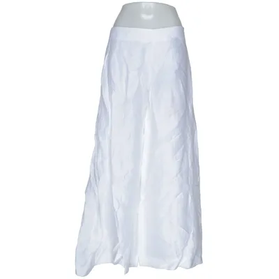 Palazzo pants (White) from Massimo Dutti Linen, Polyamide