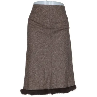 Rok (Bruin) van Solar Elastaan, Polyamide, Polyester, Zijde, Wol