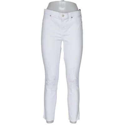 Jeans (Vit) från 7 for All Mankind Bomull, Elastan, Polyester