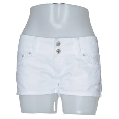 Denim shorts (White) from Mini Bleu Cotton, Elastane