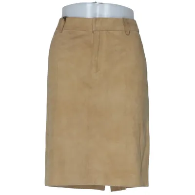 Jupe en cuir (Beige) de Ralph Lauren Viscose