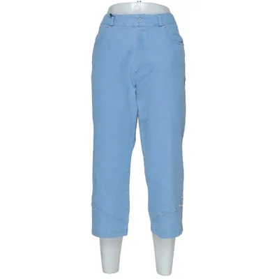 Pantacourt (Bleu) de Lena Coton, Élasthane, Polyester