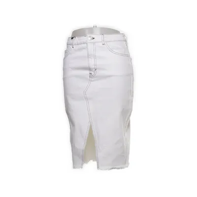 Jeansnederdel (Hvid) fra Mango Denim Bomuld