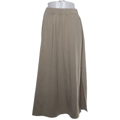 Långkjol (Beige) från Ninepine Bomull, Elastan, Polyester