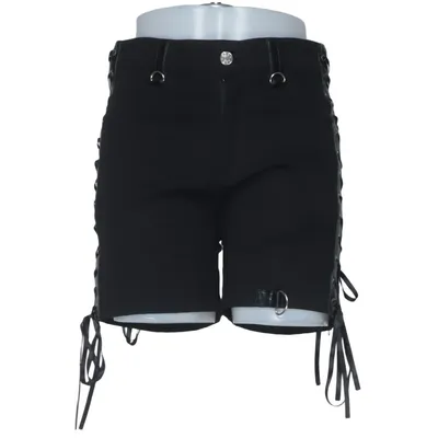 Short (Noir) de Gothicana by EMP Coton, Élasthane