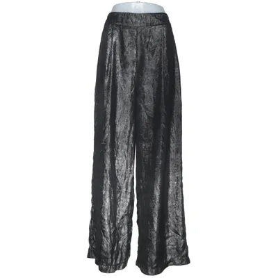 Palazzo broek (Zwart, Zilver) van Modana Polyester, Zijde