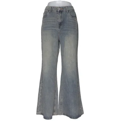 Spijkerbroek (Blauw) van Dazy Katoen, Polyester, Viscose
