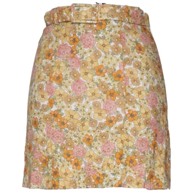 Nederdel (Gul, Pink, Flerfarvet) fra & Other Stories Bomuld, Linned