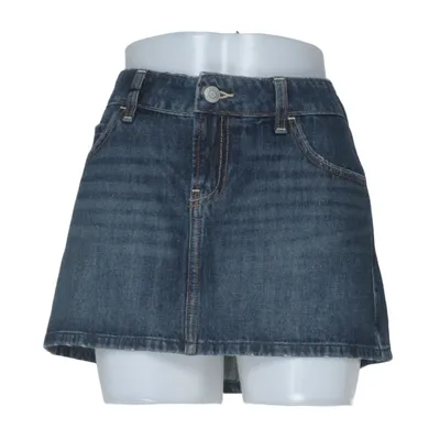 Jeansrock (Blau) von Hollister Baumwolle, Elasthan, Polyester
