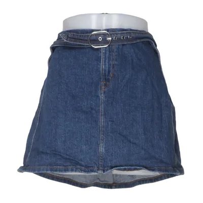 Denim skirt (Blue) from Never Denim Elastane, Recycled cotton
