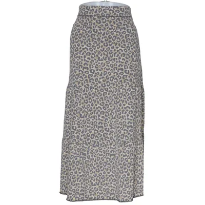 Jupe longue (Beige, Noir) de House of Lola Élasthane, Tencel