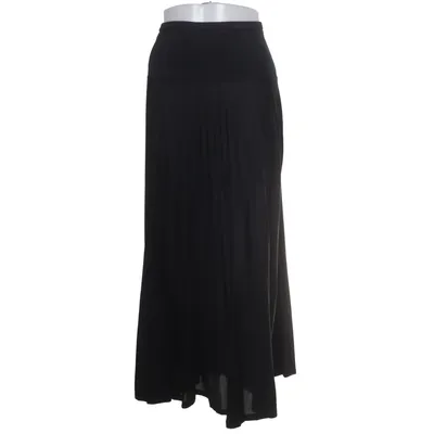 Maxi skirt (Black) from Topshop Cotton, Polyester