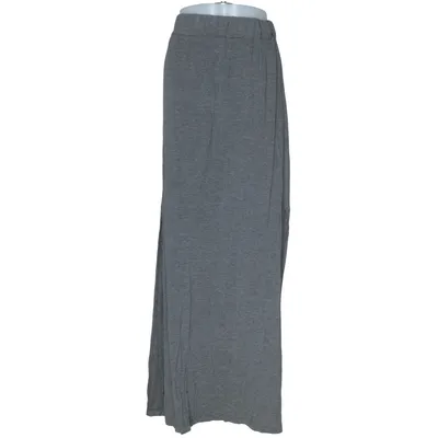 Maxi skirt (Gray) from Melville Elastane, Viscose
