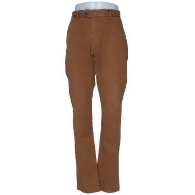 Chinos (Brown) from John Henric Cotton, Elastane, Polyester