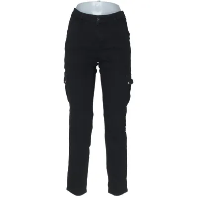 Pantalon cargo (Noir) de Oui Coton, Élasthane, Lyocell