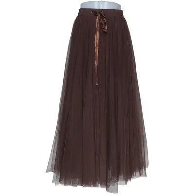Tulle skirt (Brown) from Choklate Polyester